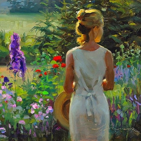 Картина девушка