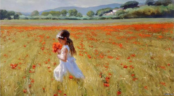 Волегов Владимир художник . Poppies, Poppies, Poppies.