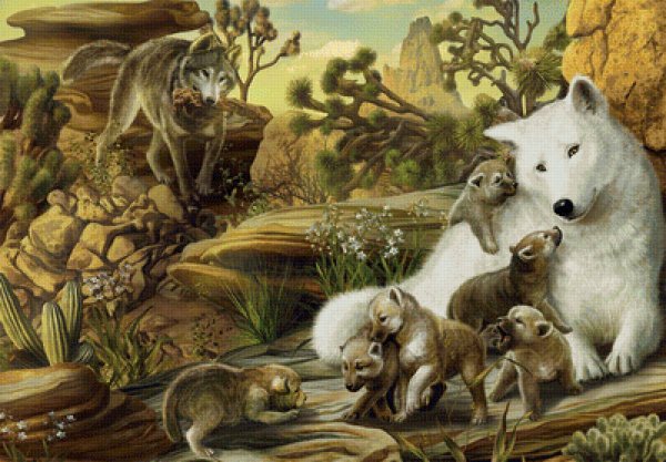 Волчья семья, Логово