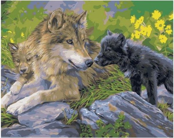 Волчица картина