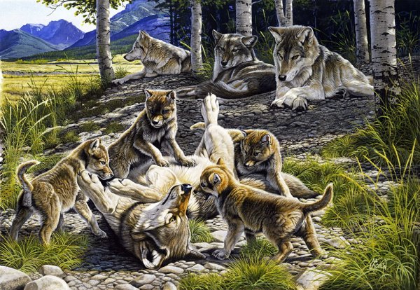 Художник al Agnew животные