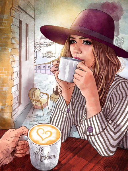 Картина Шоколадница художник