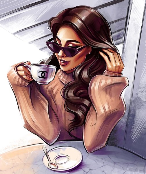 Кофейные иллюстрации