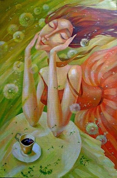 Рисование чаем