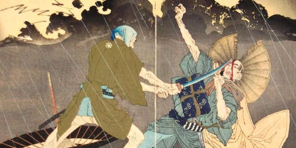 Укиё-э Самурай