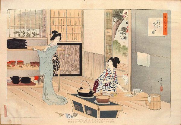 Мидзуно Тосиката Повседневная чайная церемония