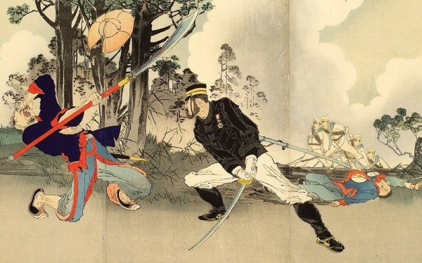 Японо-китайская война Гравюры