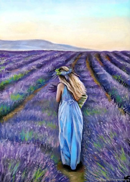 Живопись Григорьевна Климова Лавандовые поля