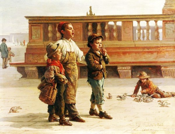 Художник Eugenio Eduardo Zampighi (