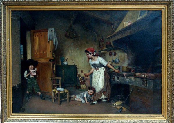 Бытовая живопись Италия 19 век