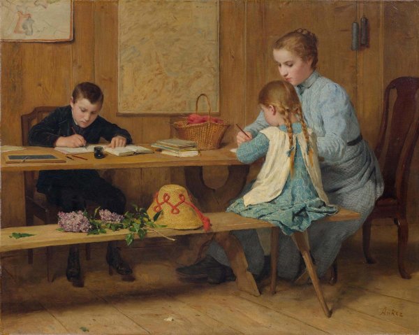 Альберт Самуэль анкер (Albert Samuel Anker) (1831–1910)