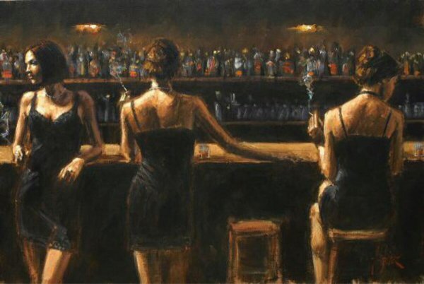 Люди у барной стойки