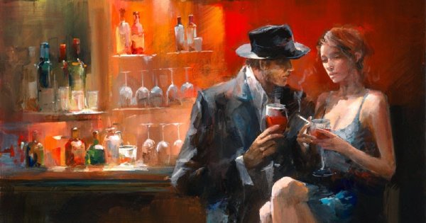 Дама в баре