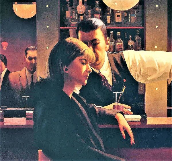 Jack Vettriano картины мужчина и женщина