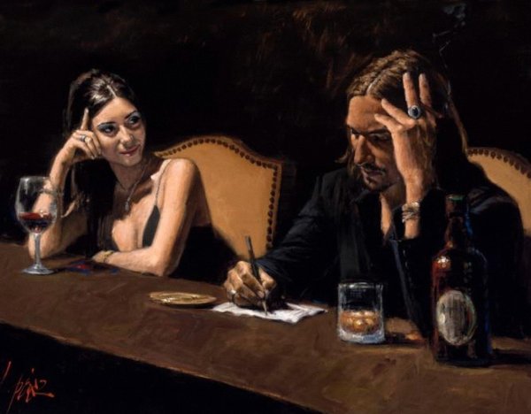 Художник Фабиан Перез вино