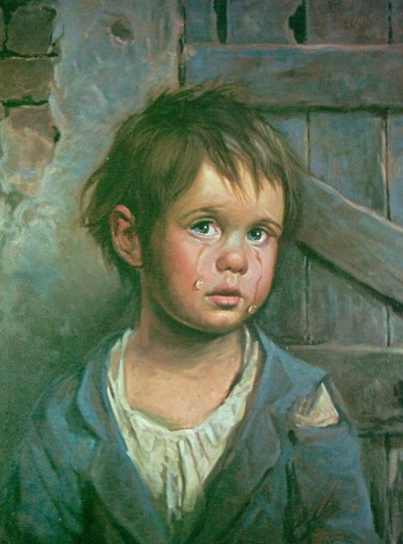 Бруно Амадио « Плачущий мальчик»