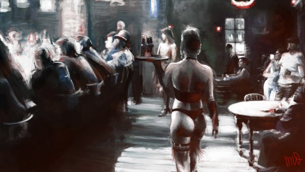 Бар девушки Нуар