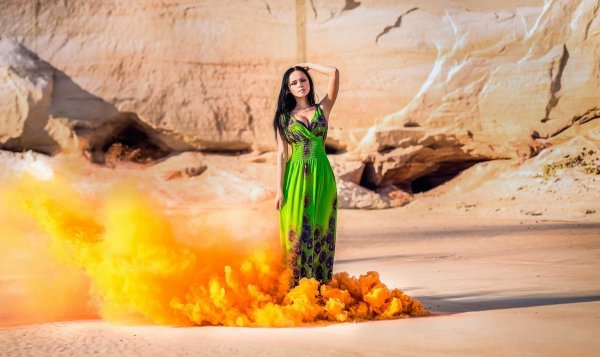 Платье для фотосессии в пустыне