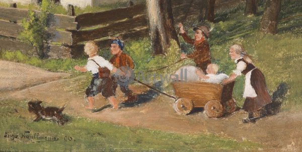 Крестьянские дети картины художников 19 века