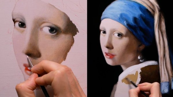 Девушка с жемчужной сережкой художник а.Дюрера