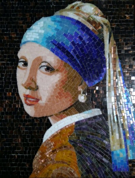 Яна Вермеера "девушка с жемчужной сережкой", (1665 г.)