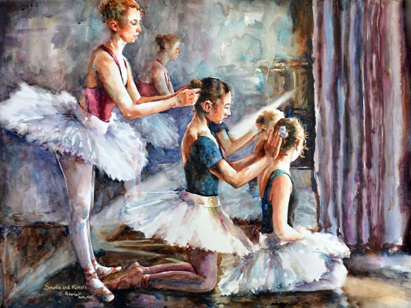 Живопись Давид Бадзагуа балерина