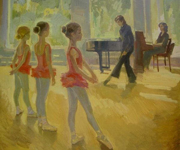 Композиция живопись с людьми