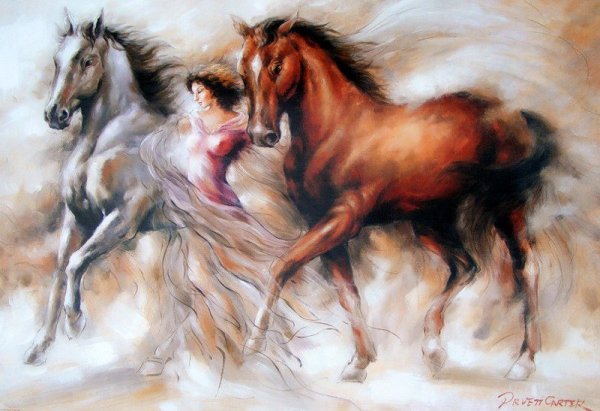 Лошади для декупажа