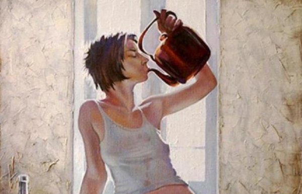 Женщина с похмелья