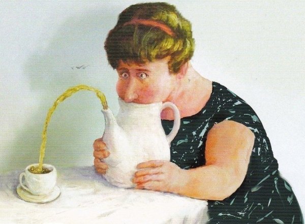 У всех проблем одно начало сидела женщина скучала