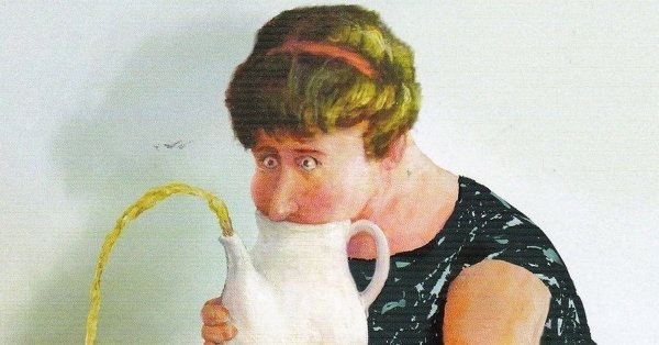 Женщина с чайником