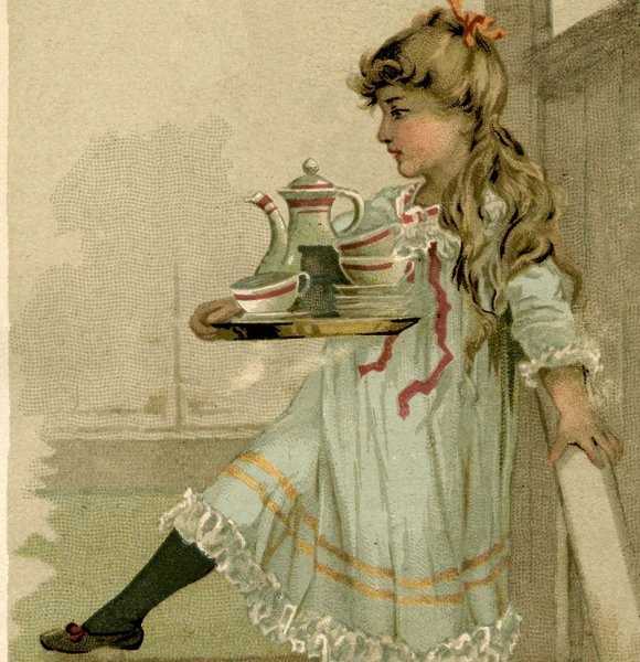 Tea Vintage Postcard