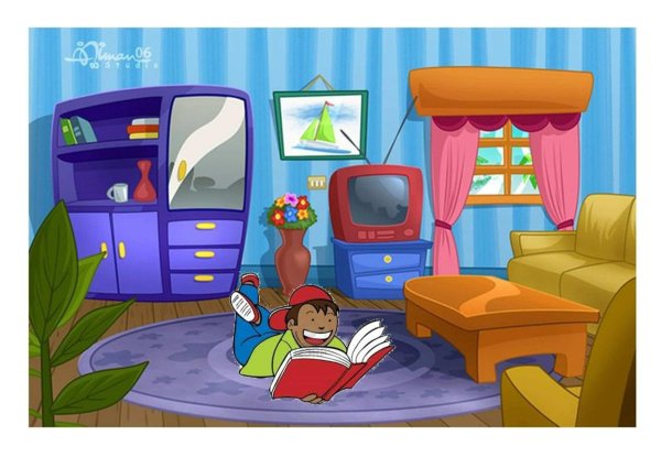 Детская комната мультяшная