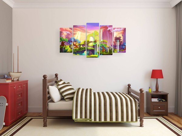 Картина в интерьере детской