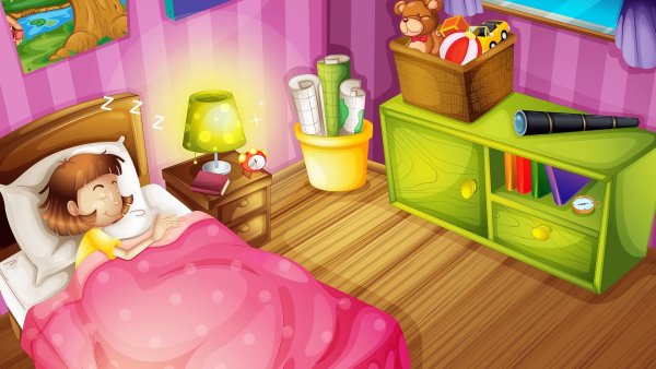 Спальня мультяшная