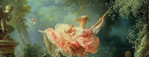 Качели (счастливые возможности качелей), Жан Оноре Фрагонар, (1767).