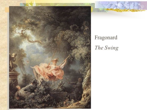 Жан Оноре Фрагонар «качели», 1767 год
