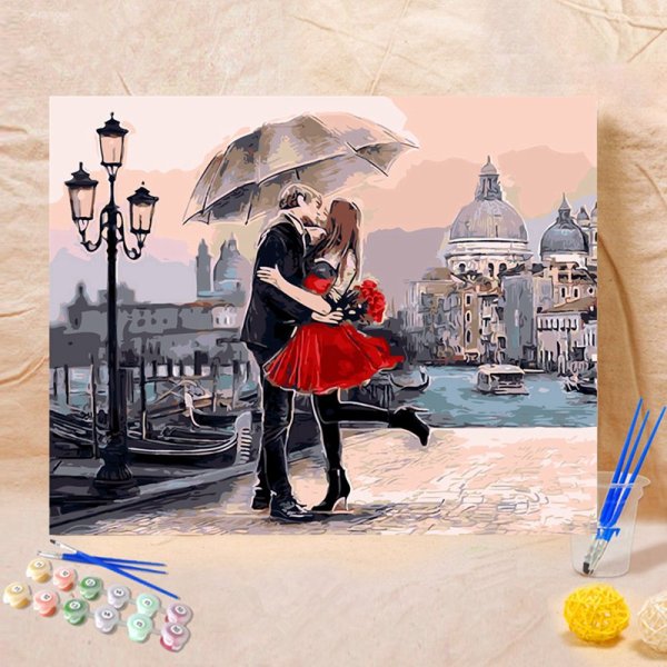 Картины по номерам зонты