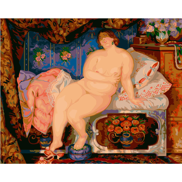 Кустодиев русская Венера