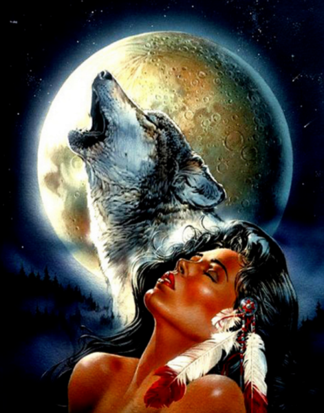 Девушка и волк фэнтези