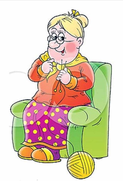Бабушка рисунок для детей