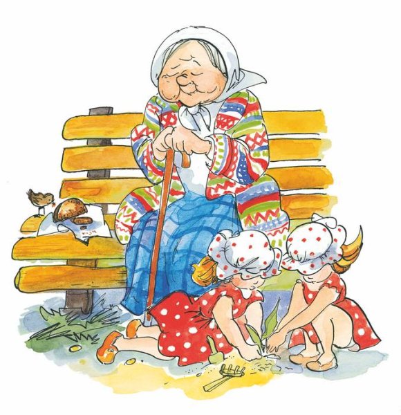 Бабушка рисунок