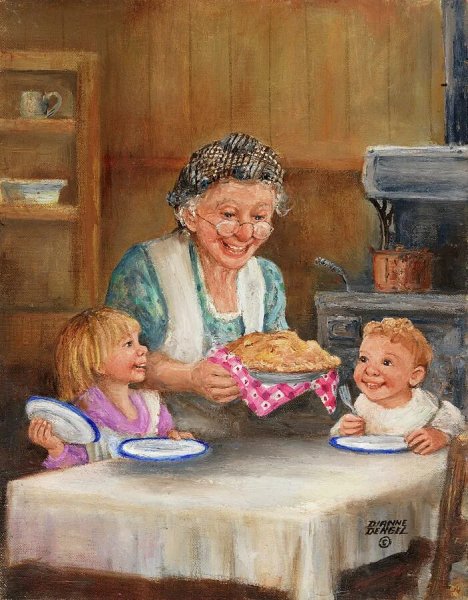 Бабушка картина