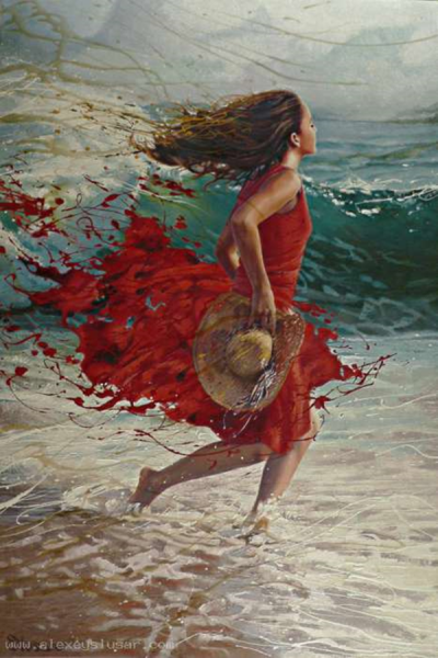 Художник Александр Аверин море