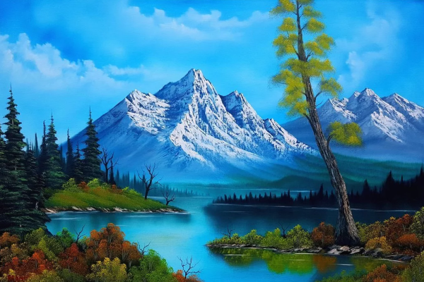 Американский художник Боб Росс