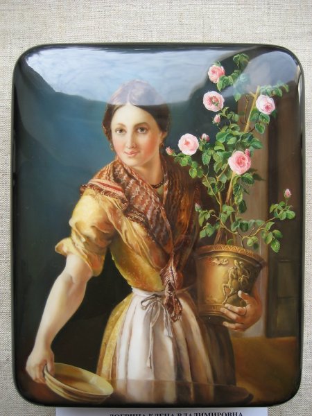 Портрет молодой девушки по имени Антея