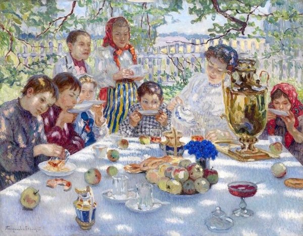 Богданов-Бельский чаепитие