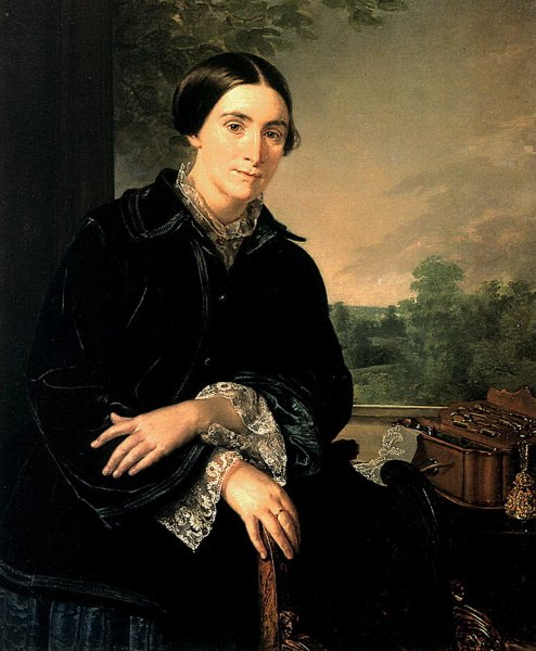 Василий Андреевич Тропинин девушка с горшком