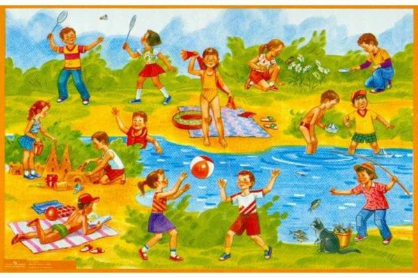 Одуванчики гуашью