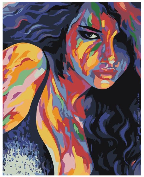 Живопись разноцветный